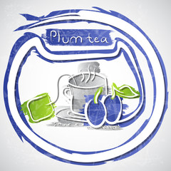 Plum tea
