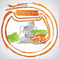 Tangerine tea