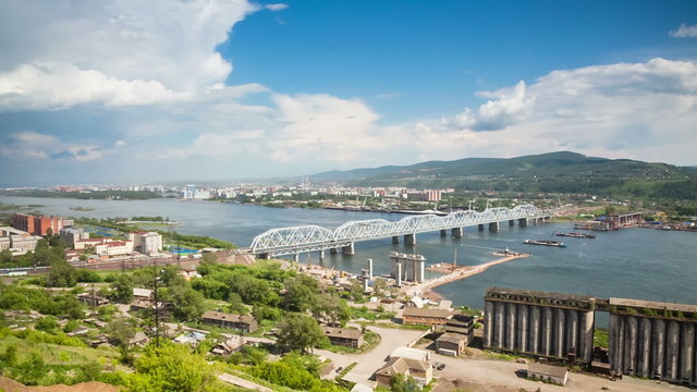 Cityscape, Panoramic view, Time Lapse