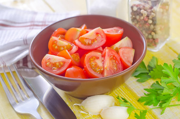salad from tomato
