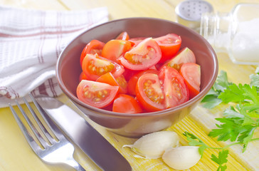 salad from tomato