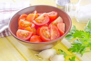 salad from tomato