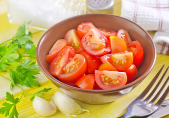 salad from tomato