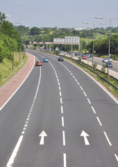 Fototapeta na wymiar British Motorway