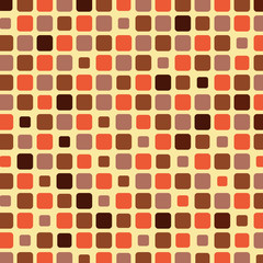 Orange shade tile mosaic background