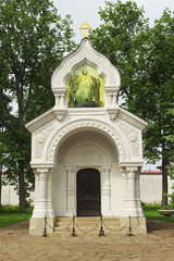 Fototapeta na wymiar Vault of Prince Dmitry Pozharsky in Suzdal