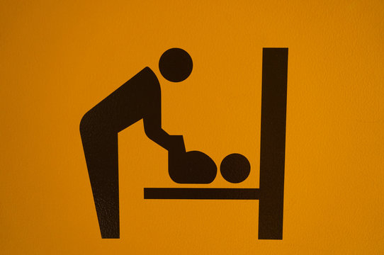 Baby care room sign