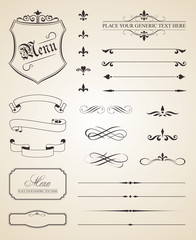 Calligraphic and Page Decoration Elements