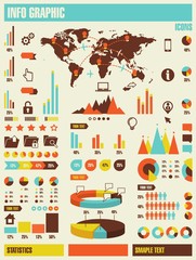 info graphic elements,vector background