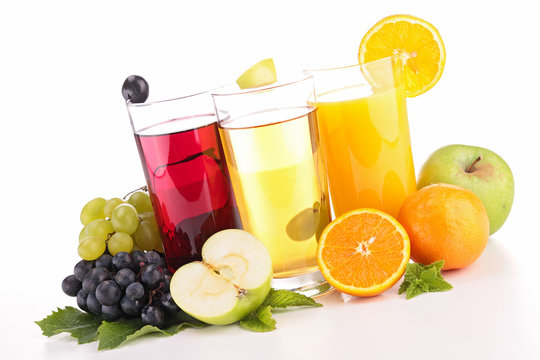 fruit juice isolated