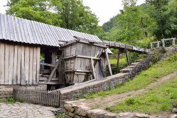 Old saw mill used for plank sawing in ETAR, Bulgaria