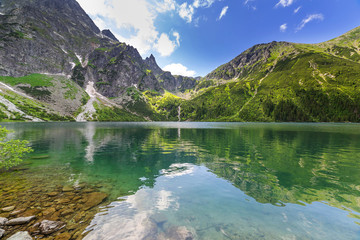 Obrazy na Szkle  Piękne krajobrazy Tatr i jeziora w Polsce