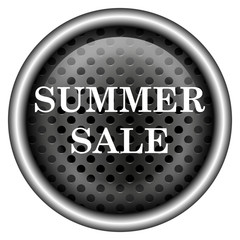 Glossy metallic icon