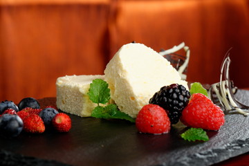 Parfait Dessert with forest berries