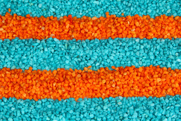 Fototapeta na wymiar Colorful crystals of sea salt close up