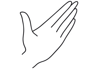offene Hand