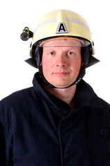Fototapeta premium Feuerwehrmann