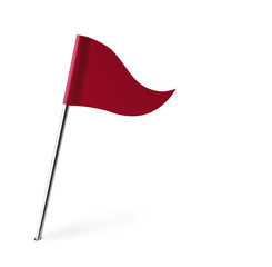 Red Golf Flag