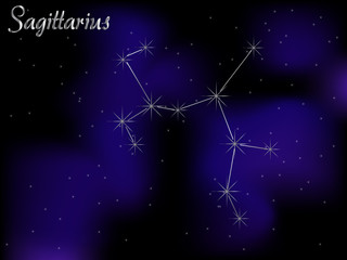 Sky background - Sagittarius