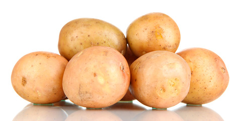 Potato isolated on white