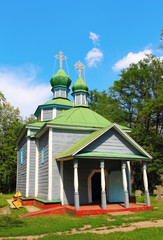 Fototapeta na wymiar Cossack church
