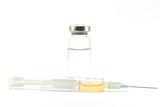 ampoule and syringe