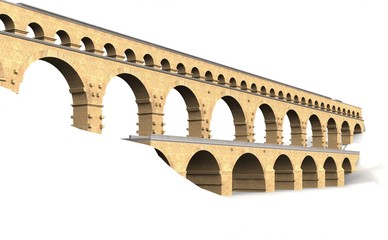 Obraz premium Pont du Gard, France