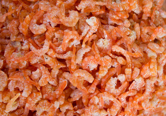 Fototapeta na wymiar dried shrimp