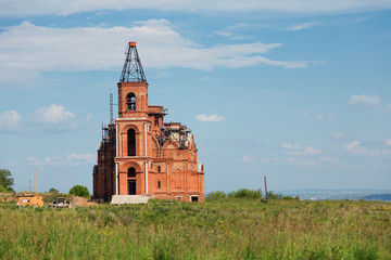 Under construction orthodox church