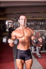 Bodybuilder training