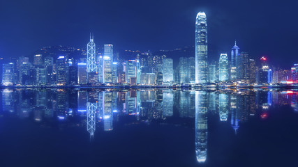 Obraz na płótnie Canvas Victoria Harbor of Hong Kong