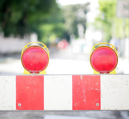 Baustellen Absperrung