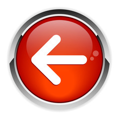button leftward arrow icon