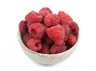 Cup of raspberries