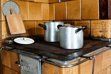 Old-fashioned Kitchen Stove
