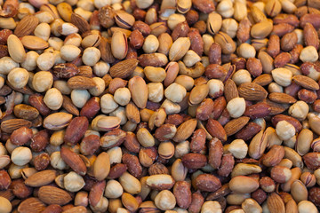 dried cereal seeds and fruits