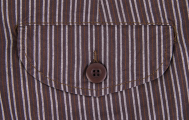 back pocket of pants.