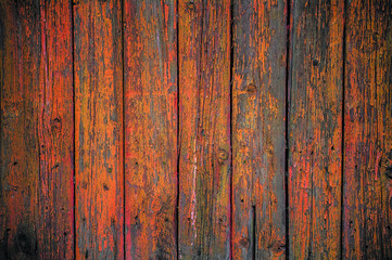 Obraz premium Painted wooden fence background