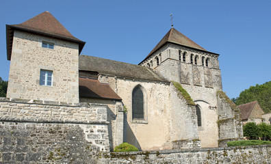 Fototapeta na wymiar church of Moutier d'Ahun