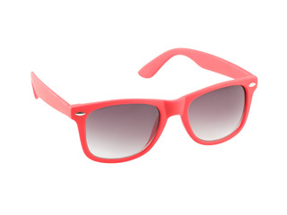 Rote Sonnenbrille