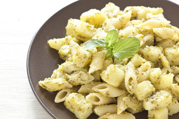 Pasta with pesto