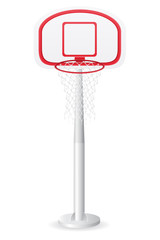 basketball backboard vector illustration