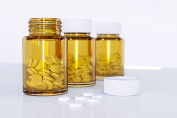 Three bottle of pills