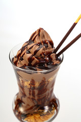 チョコレートパフェ