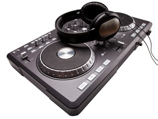 dj mixer isolated
