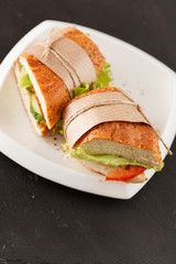 Fresh and tasty sandwich