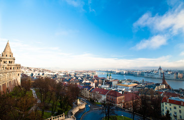 Obraz premium Fisherman's Bastion in Budapest, Hungary