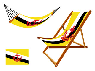 brunei hammock and deck chair set