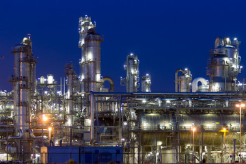 petrochemical industrial plant