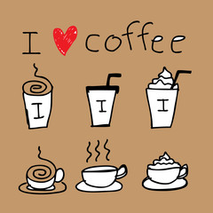 Coffee Icon Drawing